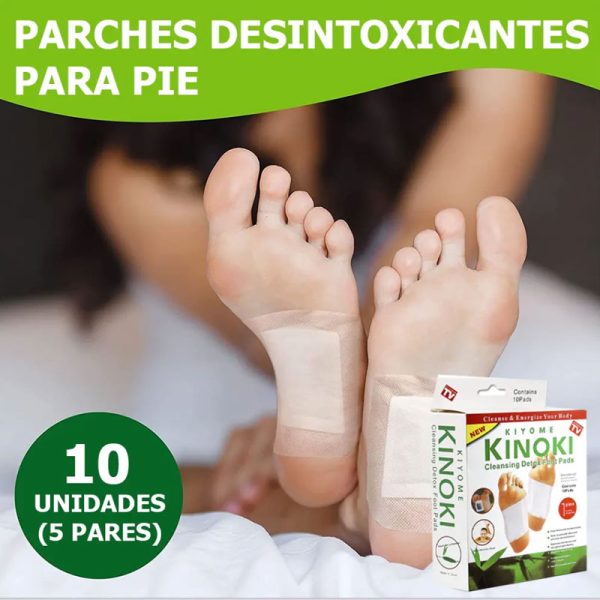 Parches de limpieza desintoxicante Kinoki - 10 parches